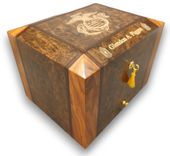 75 Count Humidor With Beveled Top, Two Tone Finish With Drawer.  Free Engraving And Shipping 1 small
