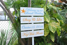 Garden Wedding Welcome Sign, Wooden Wedding Signage 1 small