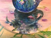 Available Violets Upon Reflection Photorealism 2 small