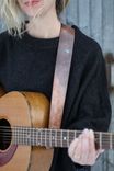 Italian Leather Art Guitar Straps 2 small