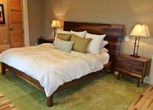 Walnut King Size Bed 7 small