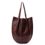 Red Wine Leather Shoulder Bag 2 small