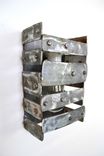 Wine Barrel Wall Sconce - Boucle - Made From Retired California Wine Barrel Rings 5 small