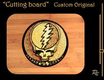 Grateful Dead, Cutting Board, Custom, Personalized, Wood ,Anniversary Gift 1 small