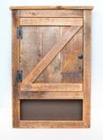 Barn Wood Toilet Cabinet Rustic Cabinet 1800s Reclaimed Barn Wood 1 small