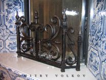 Home Decor: Fireplace Screen, Fireplace Tools Set, Wood Rack. 1 small