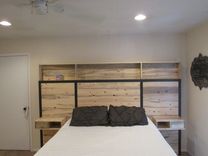 Beetle Kill Pine Headboard 2 small
