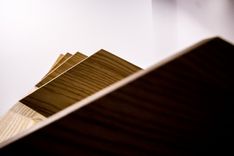 Solid White Ash Corner Shelf 4 small