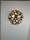 Wine Barrel Ring Sconce Or Flush Mount Light - Kansi - Made From Retired Ca Wine Barrel Rings 5 small