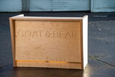 Hybrid Baltic Birch Reception Desk With Carved Logo 2 small