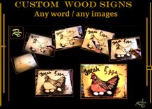 Wood Sign, Custom, Signs, Art, Plaques, Hand Created For You 3 small