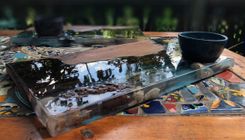 Rustic Wood Epoxy Resin Serving Boards 5 small