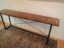 Live Edge Black Walnut Console Table 3 small