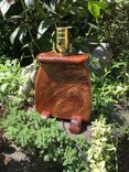 Hawaiian Koa Wood Art Deco Slab Table Lamp 3 small