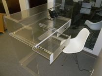 Acrylic Reception Desk - Hand Crafted And Made To Order, Custom Sizing And Features Never A Problem 2 small