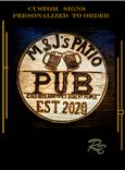 Sign, Bar, Bar Signs, Art, Plaques, Custom, Made To Order, Any Images, Any Word, Designed For You 4 small