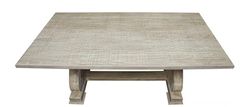 Serpentine Leg Trestle Dining Table 2 small