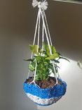 Hanging Pot From Upcycled Plastic 2 small