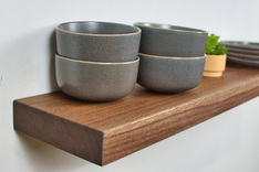 Wood Shelves, Wooden Bookshelf, Wooden Wall Shelves, Floating Wood Shelves, Natural Wood 4 small