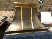 The "Hilary Black" Custom Range Hood, Blower Sold Separately // (Min. Shipping $450+) 3 small