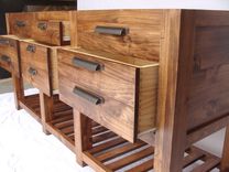 The Alpine Vanity - Industrial Double Sink Bathroom Vanity On Sale 3 small