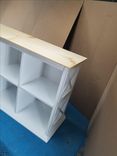Farmhouse Tv Stand Bookcase Display Cabinet 3 small