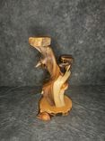 Double Head Twisted Juniper Taxidermy Pedestal 3 small