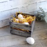 Brown Eggs And Egg Crate Farmer's Market Produce Basket Rustic Farmhouse Decor 2 small