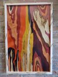 Wood Dye On Wood Panel With A Wormy Maple Frame 1 small