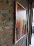 Wood Dye On Wood Panel With A Wormy Maple Frame 2 small