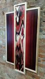 Wood Dye On Wood Panel Painting 2 small