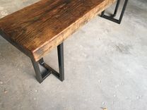 Reclaimed Wood (Pine) Bench - Handmade In Denver 3 small