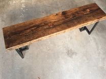 Reclaimed Wood (Pine) Bench - Handmade In Denver 2 small