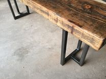 Reclaimed Wood (Pine) Bench - Handmade In Denver 5 small