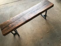 Reclaimed Wood (Pine) Bench - Handmade In Denver 6 small