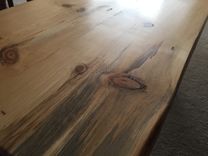 Live Edge Beetle Kill Pine Wood Top Coffee Table W/ Steel Frame - Handmade In Denver 3 small