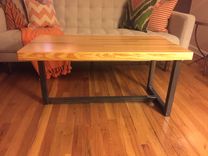 Reclaimed Bowling Alley Coffee Table 2 small
