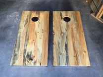 Beetle Kill Pine Cornhole / Bag Boards 5 small