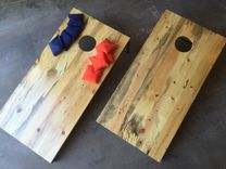 Beetle Kill Pine Cornhole / Bag Boards 2 small