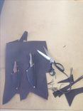 Leather Knife Sheaths Made To Order. 1 small