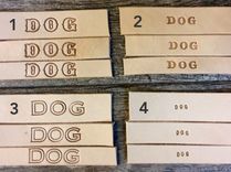 Handmade Solid Leather Dog Collar With Free Name 2 small