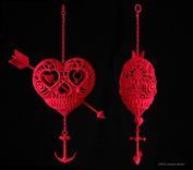 "Til Death Do Us Part" Heart Skull 6 small