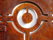 Iron Courtyard Gate; Artistic Metal Pedestrian Entry Gate; Wrought Iron & Steel Walk Gates 2 small