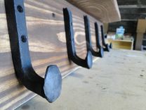 Coat Rack With Railroad Spikes 2 small