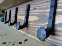 Coat Rack With Railroad Spikes 3 small