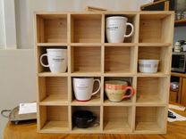 Display Case, Coffee Cups, Shot Glasses, Memento's 5 small
