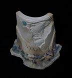 Ice Bear ~ Hand Carved Ancient Mammoth Ivory Tusk Section 2 small