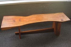 Florida Cherry Live Edge Bench 1 small
