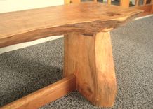 Florida Cherry Live Edge Bench 5 small