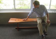 Florida Cherry Live Edge Bench 4 small